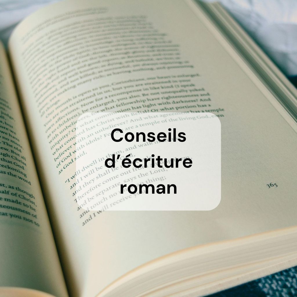 service conseils d'écriture roman